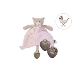   Doodoo Mini Kitty s nepretržitým audio prehrávačom, uspávačik do DETSKÉHO KOČÍKA 